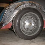 Unterste Stellung der umgeschweißten vorderachse