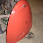 Danach habe ich sie natürlich direkt mal drangeschraubt, um zu kontrollieren wie es sich nach dem ausbeulen mit dem Spaltmaß verhält.....PERFEKT kann ich da nur sagen :o) und das auf beiden Seiten, Fotos folgen. Morgen gehts nach Herford, mit holg und mad