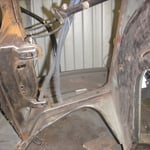 Das reicht nun um den Bereich mit Neuteilen wieder sauber aufzubauen