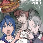 今回は早い段階でレイヤを結合し、塗りで線画をつぶしながら、上から線を足していく方法で描いています。