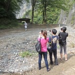 岩手のTVの戦隊物のロケをやってました。ヒーローを激写