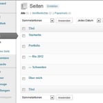 Die Seitennavigation