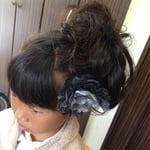 女の子　アップスタイル　発表会　結婚式
