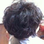 ショートボブ　パーマスタイル