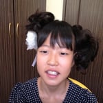 二つ括りアップ　ピアノ発表会　アップスタイル