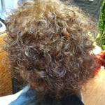 ショートボブ　スパイラル　パーマ・ウェーブ