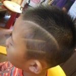 サイド・ライン　男の子　ヘアースタイル