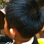 男の子　ヘアースタイル刈り上げ