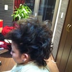 成人式　モヒカン　アップスタイル