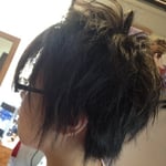 ストレートな髪質を活かしたショート