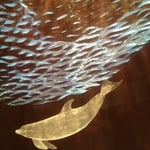 【title】Peace Blue  【size】h57cm w35cm d18cm