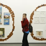 "Brotberuf Malerei" Galerei Eboran, Salzburg, Foto während der Eröffnung, Foto: Christian Ecker/Galerie Eboran