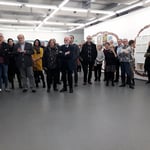 "Brotberuf Malerei" Galerei Eboran, Salzburg, Foto während der Eröffnung, Foto: Hradil