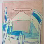 Eva Hradil Abstand/Verbindung 2011,Eitempera auf LW, 90 x 80 cm