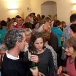 Idyllische Lesung Franzobel und Maxi Blaha Schloss Orth an der Donau