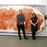 "Brotberuf Malerei" Galerei Eboran, Salzburg, Foto während der Eröffnung, Foto: Christian Ecker/Galerie Eboran