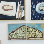 "Brotberuf Malerei" Ausstellungsansicht, Galerie Eboran Salzburg