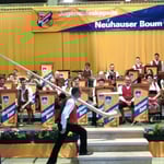 Alphornsolist Lothar Dietl ..