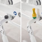 Sicherung des Höhenpedals mit Segufix-System.