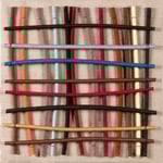 ROTATIONS 13 | 2022 | wood, canvas, bamboos, wool | 41*41*5 cm