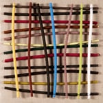 ROTATIONS 8 | 2022 | wood, canvas, bamboos, wool | 41*41*5 cm