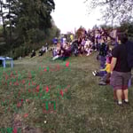 Bei der Batnight in Schornweisach fanden sich um die 100 Personen ein, so viele wie noch nie! ©Wolf-Peter Friedrich