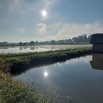 Nebel über den Weihern  ©Doris Sauer