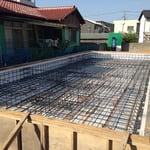 基礎全景=厚さ10cm