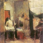 W pracowni-Boznanska, Olga 1865-1940