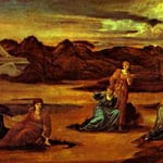 The Passing of Venus. c. 1875. Oil on panel. The Junior Common Room, Exeter College, Oxford, UK