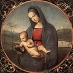 Raffaello - Madonna with the Book (Connestabile Madonna)