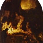 Rembrandt - The Entombment