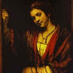 Rembrandt - Portrait of Hendrickje at Window