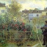 Renoir Painting In His Garden.