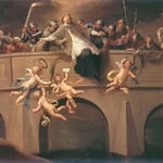 Meczenstwo sw. Jana Nepomucena (fragment)-Czechowicz, Szymon 1689-1775