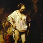 Rembrandt - Hendrickje Bathing in a River