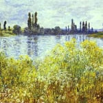 Bank of the Seine. Vétheuil.