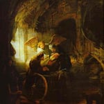 Rembrandt - Tobias Returns Sight to His Father