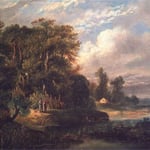 Krajobraz lesny-Gierymski, Maksymilian 1846-1874