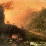 Krajobraz romantyczny-Lampi, Franciszek Ksawery 1782-1852