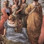 Raffaello - Stanze Vaticane - The Parnassus (detail) [02