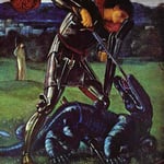 St. George and the Dragon. 1868. Gouache. William Morris Gallery, Walthamstow, UK
