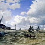 The Seine Estuary At Honfluer.