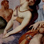 Adoration of the Bronze Snake, Detail