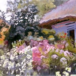 Kwiaty przed chata -Kamocki, Stanislaw 1875-1944