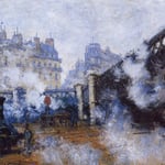 Le pont de l'europe, gare Saint Lazare.