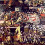 Bitwa pod Lepanto (fragment)-Dolabella, Tomasz 1570-1650