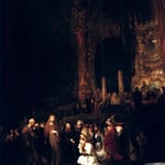 1644 Le Christ Et La Femme Adultere,londres Ng