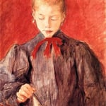 Dziewczynka gaszaca swiece-Wyspianski, Stanislaw  1869-1907