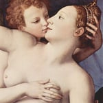 Venus, Cupide and the Time (Allegory of Lust), 1540-45, Detail